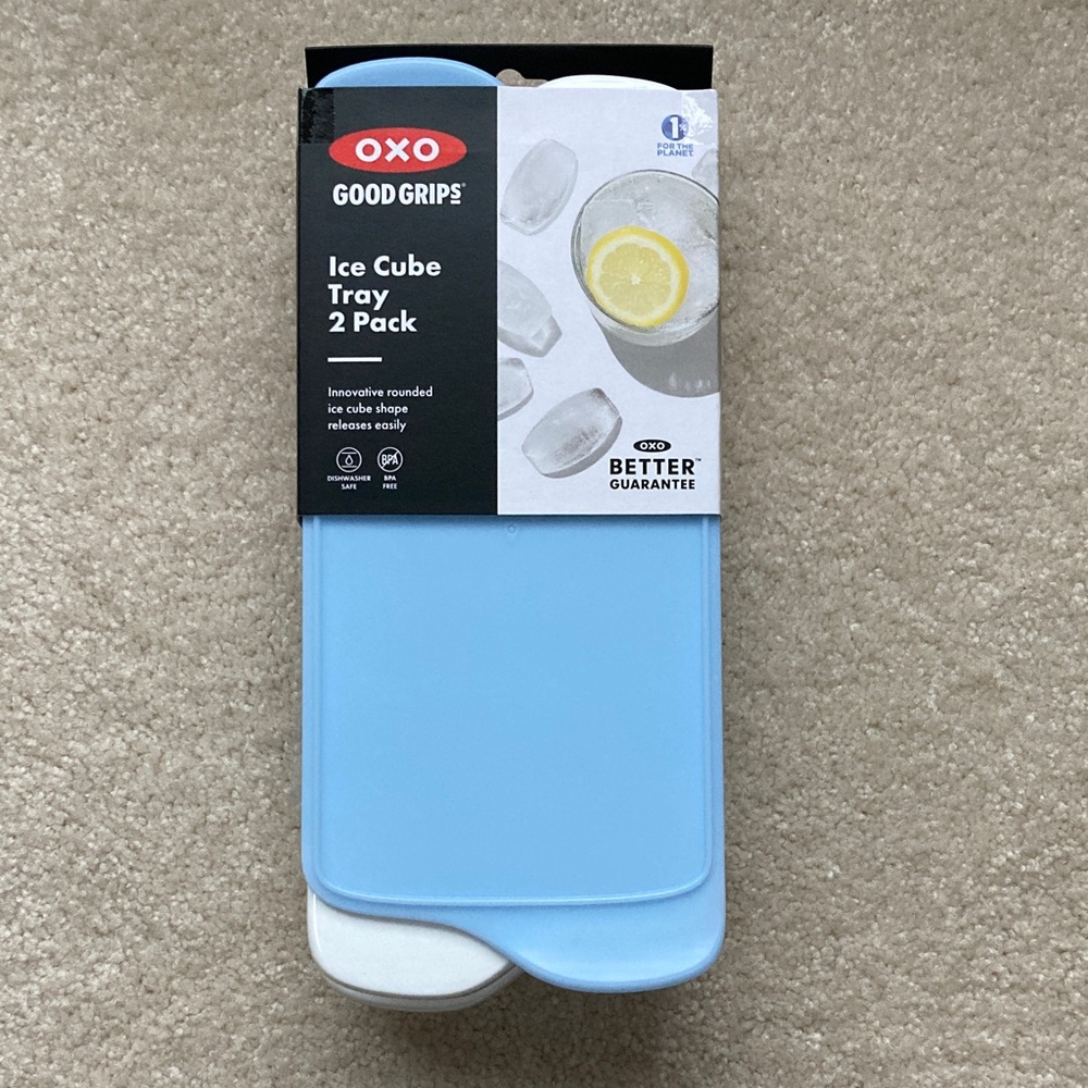 Oxo Good Grips Ice Cube Tray 2 Pack - Blue and White